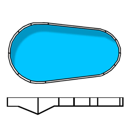 6.98 x 4.7 x 3.0m Raindrop Deep End Whitsunday Pool