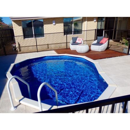 8.38 x 5.36 x 3 .0m Raindrop Flat Floor Salt Pool