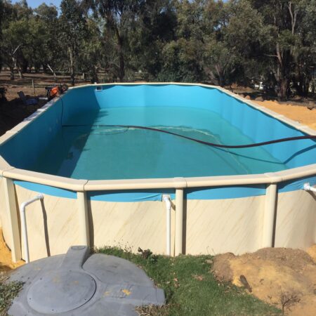 12.0 x 6.0 x 1.37m Oval Salt Pool